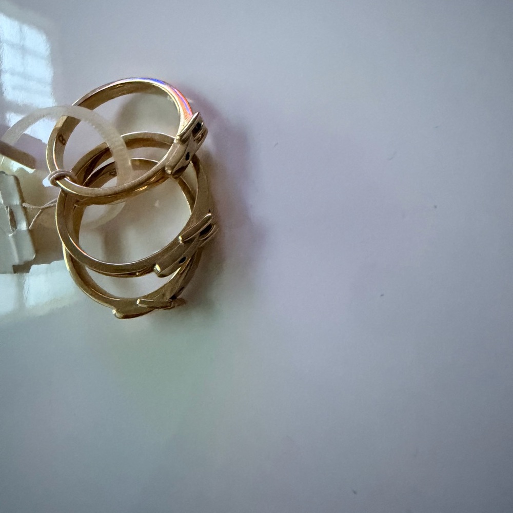 Michael Kors Gold Stackable Rings - Picture 3 of 3